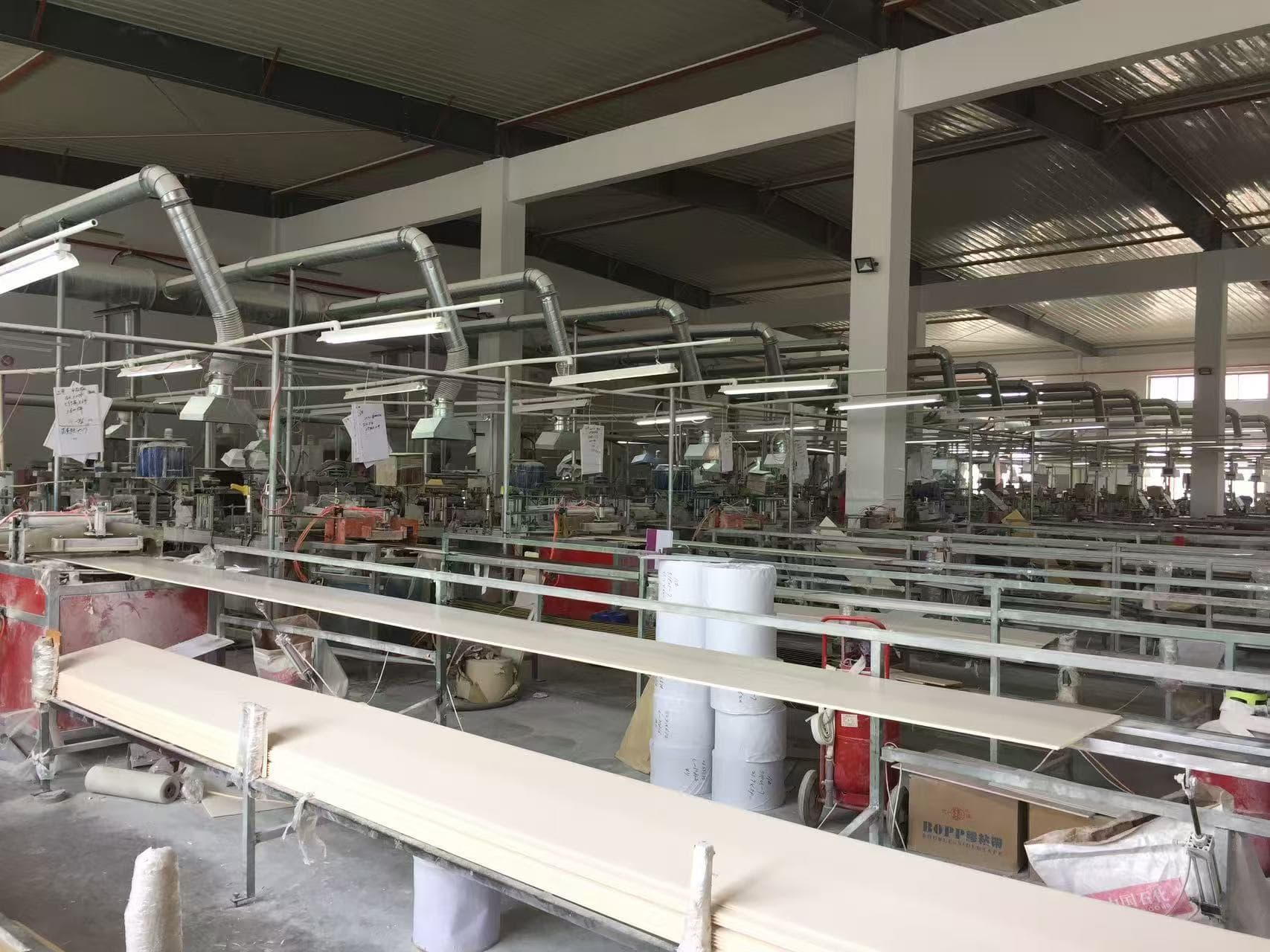 SINOQI PVC ceiling panel factory production